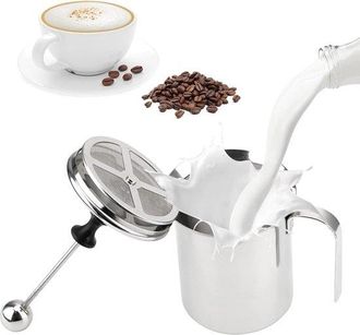 OEM Espumador De Leche Manual De 800 Ml Para Caf&eacute; Y Capuchino