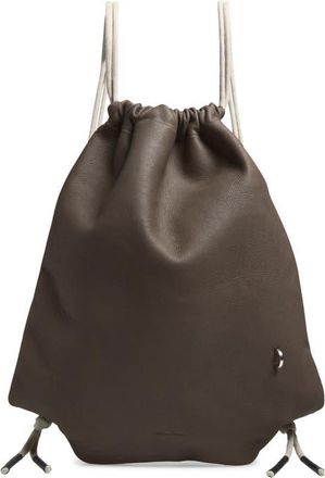 Rick Owens Drawstring Bag in Dust/Pearl at Nordstrom