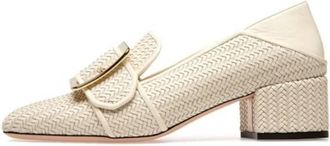 Bally Janelle 40 Woven Leather Pumps, Brand Size 35 ( US Size 4.5 )