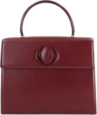 Cartier Pre-owned Handbags, female, Red, Size: ONE SIZE Pre-owned Vintage Handbag