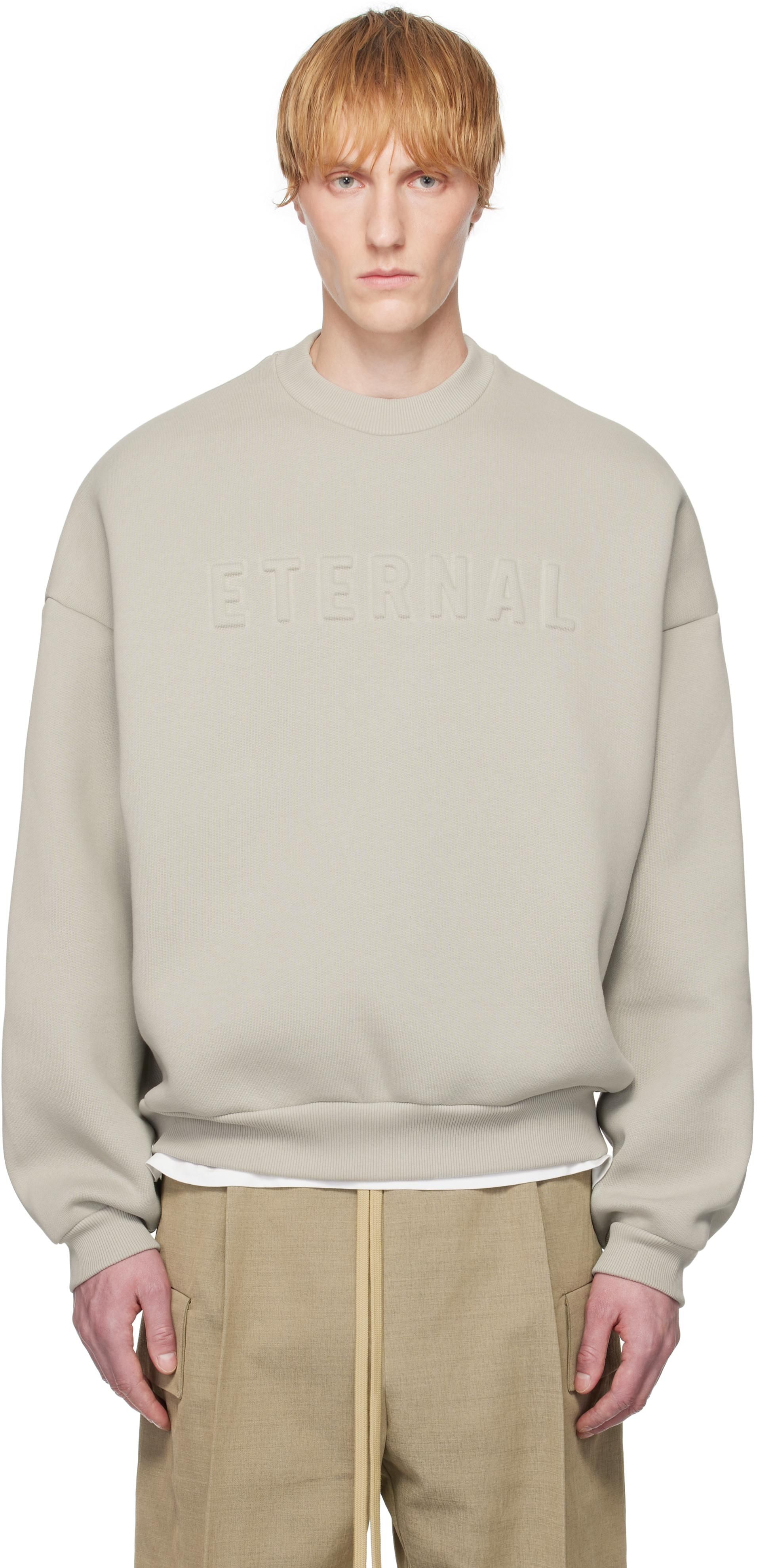 Fear of God Cream Colored Thunderbird Sweatshirt from