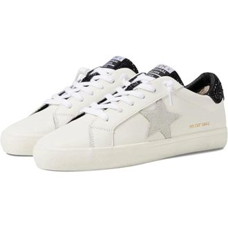Vintage Havana Womens Vintage Havana Raz Sneakers White Leather Lifestyle Shoes HAWK915