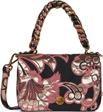 Etro mini Bond tote bag - women - Polyester/Silk/Metallised Fibres/CALFSKIN/Polyester - OS - Black
