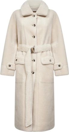 Urban Code Long Coat Reversible - Dames - Jassen - Beige - S - Jassen