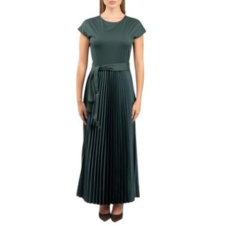 Max Mara Wkdgela Jurk - Dames - Maxi kleedjes - Groen - XS - Polyester - Kleedjes