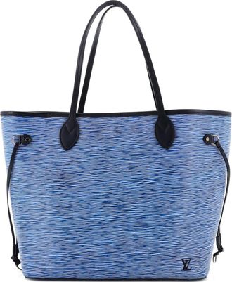 Louis Vuitton Neverfull Epi Leather MM tote bag - Blu