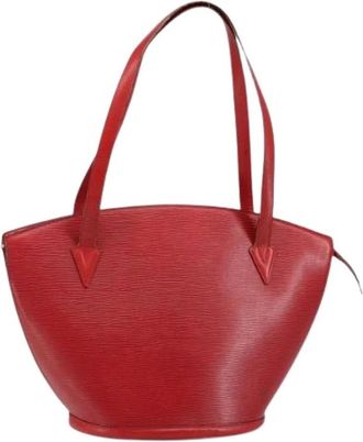 Louis Vuitton Pre-owned Shoulder Bags, female, Red, Size: ONE SIZE Pre-owned Vintage Leather Shoulder Bag