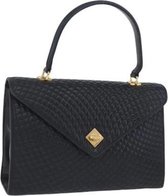 Bally Pre-owned Hand Bag - Dames - Vintage Handtas - Zwart - ONE Size - Leer - Vintage