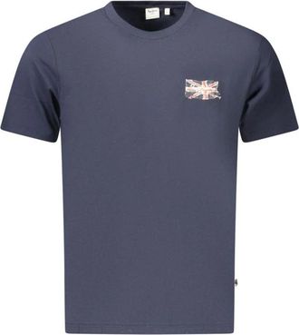 Pepe Jeans London The Blu Cotton T-Shirt - Heren - T-shirts - Blauw - M - Katoen - Tops