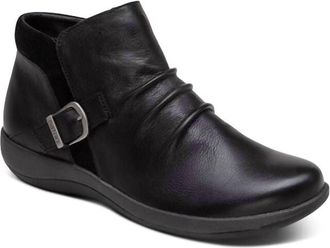 Aetrex Womens Luna Ankle Boot In Black