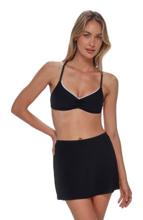 Swim Systems Bree Cover-up Mini Skirt in Black at Nordstrom, Size X-Large