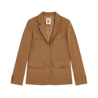 Semicouture Jackets - female - Semicouture - Blazers - Brown - L - Jackets