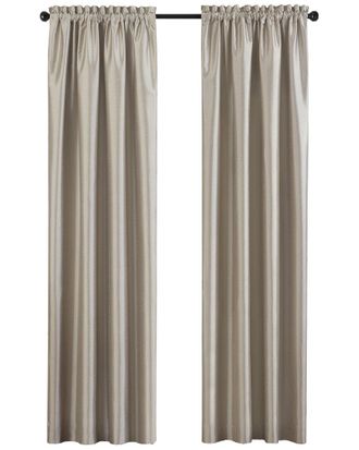 Elrene Colette Faux Silk Blackout Window Curtain