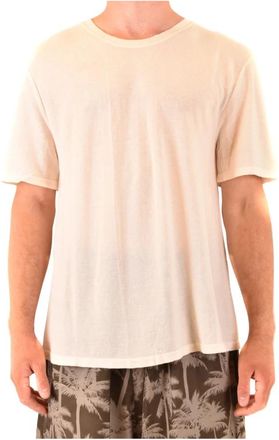 Laneus 90776Greggio T-shirt - Heren - T-shirts - Beige - XL - Katoen - Tops