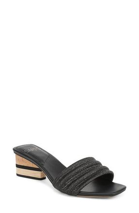 Franco Sarto Waverly Slide Sandal in Black at Nordstrom, Size 5.5