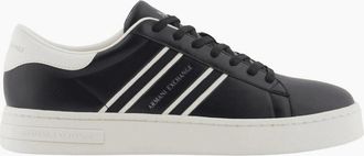 A|X Armani Exchange Mens Low Top Black/White Sneaker Trainer - Size: 11
