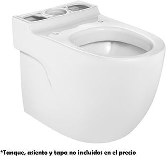 Roca Roca - Taza De Inodoro Compacto Adosado Meridian Color: Pergamon