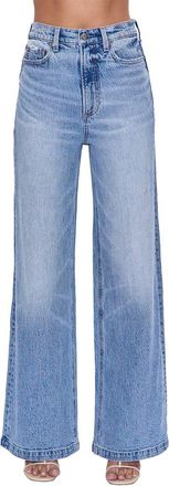 Pistola Denim Lana Break Wide Leg Jean