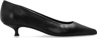 Aeyde Cari Pumps met Hak - Dames - Pumps - Zwart - 41 EU - Leer - Schoenen