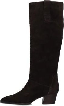 Zinda Hoge laarzen 3638 - Dames - Laarzen met Hak - Bruin - 38 EU - Su&egrave;de - Schoenen