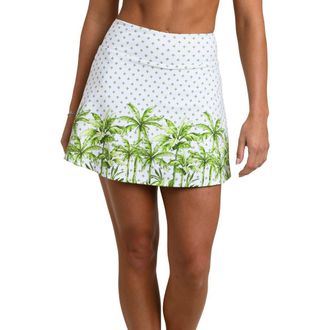 La Blanca Club Palm Active Skort in Lime at Nordstrom, Size X-Large