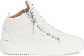 Giuseppe Zanotti Kriss Mid-top sneakers - women - Calf Leather/Calf Leather/Rubber - 35 - White