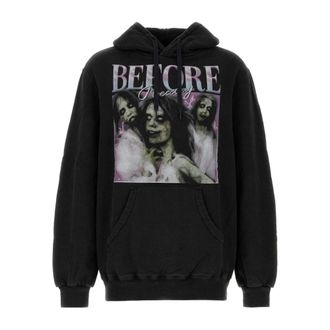 Doublet Hoodies, male, Black, Size: XL Before After Idol Hoodie