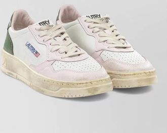 Autry sneakers slip on contrasting panels rubber sole