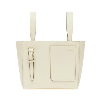 Valextra Micro Bucket Bag in White - female - Valextra - Handbags - White - ONE SIZE - Bags