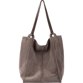 The Sak Los Feliz Tall Tote Bag in Mushroom Suede at Nordstrom