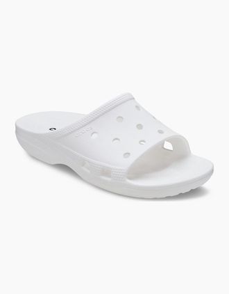 Crocs Womens Crocs Classic Thermoplastic Womens White Sandals - Size: UK 8 / eu 41-42 / us w10