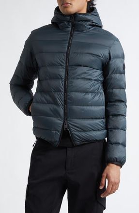 Moncler Alrai Hooded Down Puffer Jacket in Anchor Gray at Nordstrom, Size 1