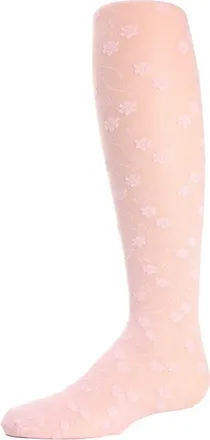 MeMoi Infant Sweet Blossoms Sheer Raised Floral Print Tights in Light Pink at Nordstrom, Size 12-18M