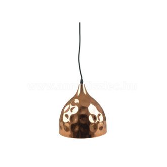 Trade Shop Trade Shop - Lampadario Pendente Lampada A Sospensione In Metallo Cono Oro Rosa Rame Vt-8230