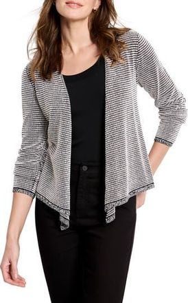 Nic+Zoe Pixel 4-Way Cotton Blend Convertible Cardigan in Cream Multi at Nordstrom Rack, Size Xx-Large
