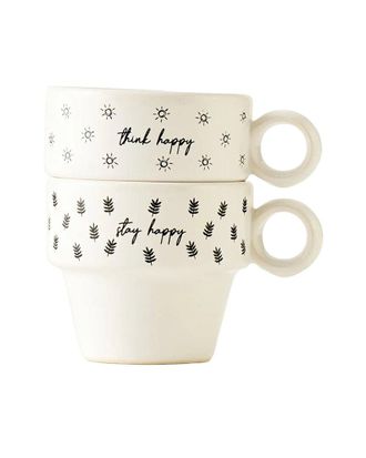 Bella Maison Set Of 2 Simple Ceramic Espresso Cups