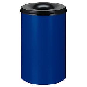 EKO V-part - Papelera De Seguridad Acero Autoextinguible Capacidad 110 L