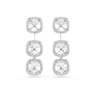 Swarovski Una Angelic Oorbellen - Dames - Oorbellen - Grijs - ONE Size - Accessoires