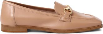 Jones Bootmaker Womens Damara Leather Snaffle Loafers - Beige - Size UK 7