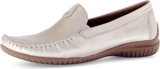 Gabor California | Puder/Muschel Leather | Womens Slip On Moccasin Shoes UK 5 Puder/Muschel