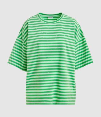 Essentiel Tee Shirts Joste Vert Bleu
