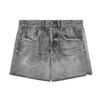 Diesel Denim Shorts, male, Gray, Size: XL Soccer 41 Dnm
