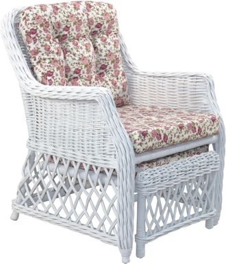 HOME AFFAIRE Rattanstuhl () Handarbeit, Masse (B/T/H): (67/75/91)