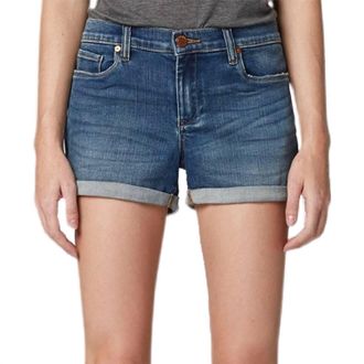 Blank NYC Fulton Low Rise Shorts In Blue Steel