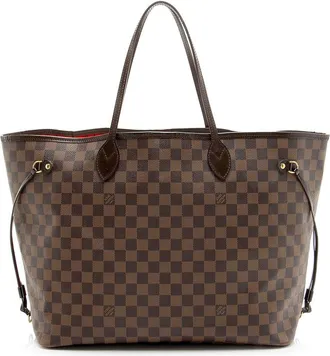 Louis Vuitton Brown Damier Ebene Neverfull Gm (Authentic Pre-Loved)