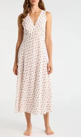 Reformation Lila Sleeveless Sleep Dress in Laurel Canyon at Nordstrom, Size X-Large