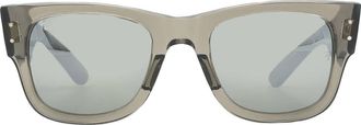 Ray-Ban Ray Ban Mega Wayfarer Silver Mirror Square Unisex Sunglasses RB0840S 66355C 51