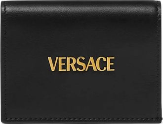 Versace Portafoglio bi-fold Versace Tag - Nero