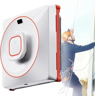OEM Robot Limpiacristales, 2500 Pa, Potente Succi&oacute;n, Robot Limpiacristales Autom&aacute;tico, Rociador De Agua De Doble Cara, 3 Modos De Limpieza, Detecci&oacute;n De B