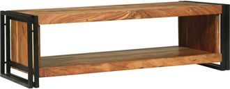 vidaXL Coffee Table Brown 120 x 50 x 38 cm Solid acacia wood Vidaxl